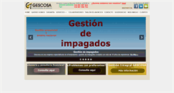 Desktop Screenshot of gescosa.com